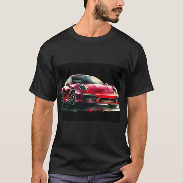 t-shirt met oldtimer (Vorderseite)