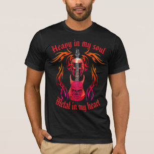 T-shirt métal dans mon coeur
