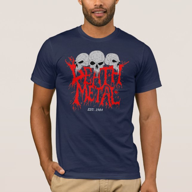 T-shirt Métal de la mort (Devant)