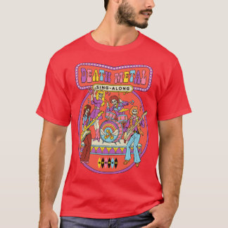 T-shirt Métal de la mort chanteLe long