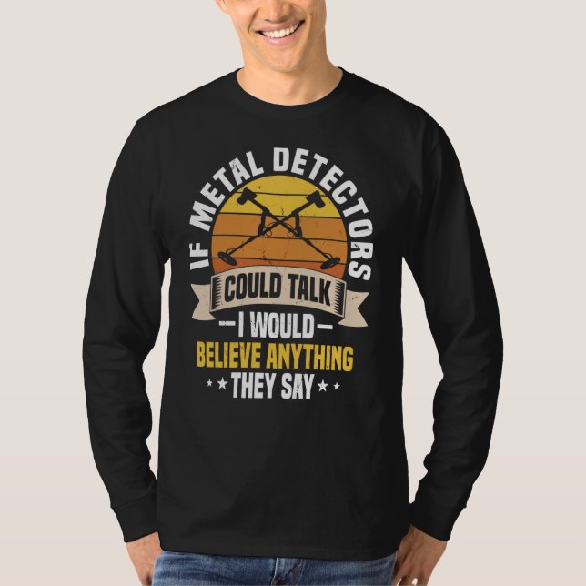 T-shirt Metal Detector Costume Metal Detecting (Devant)