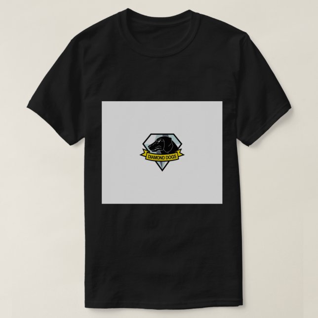 T-shirt Métal Gear Solid - Chiens Diamants Insignia Duvet  (Design devant)