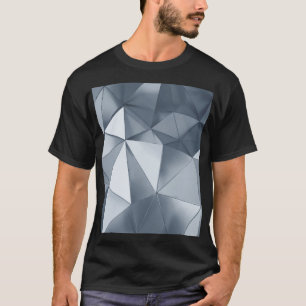 T-shirt Métal géométrique : Motif tridimensionnel