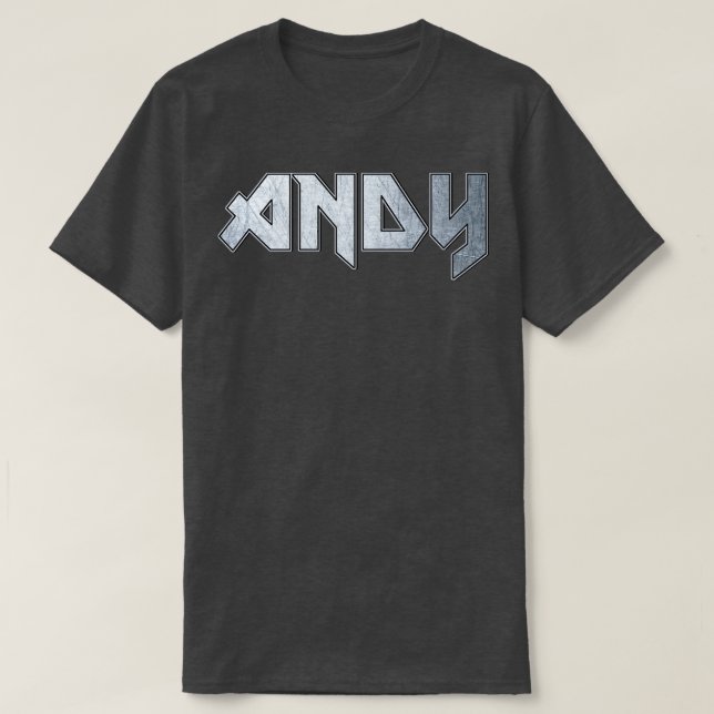 T-shirt Metal lourd Andy (Design devant)