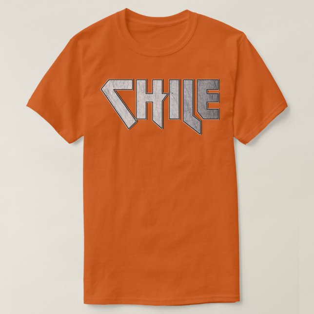 T-shirt Métal lourd Chili (Design devant)