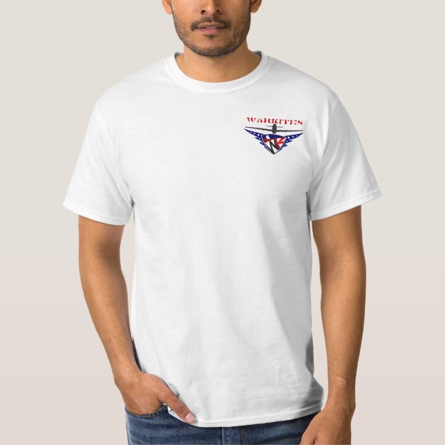 T-shirt métal lourd de mustang de p-51a (Devant)