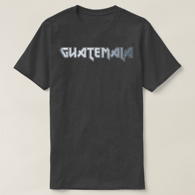 T-shirt Métal lourd Guatemala (Design devant)