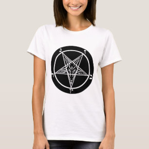 T-shirt métal noir, baphomet, seigneur d'obscurité !