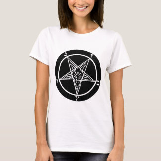 T-shirt métal noir, baphomet, seigneur d'obscurité !