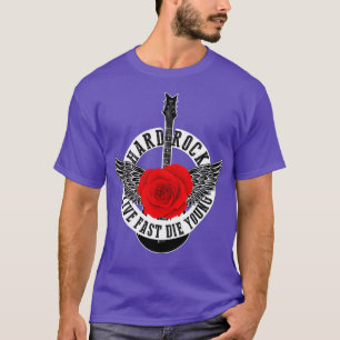 T-shirt Metal Rock Music Guitar Wings Heavy Rock Roll
