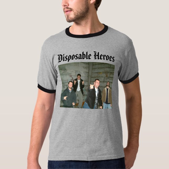 T-shirt metallica2, héros jetables (Devant)