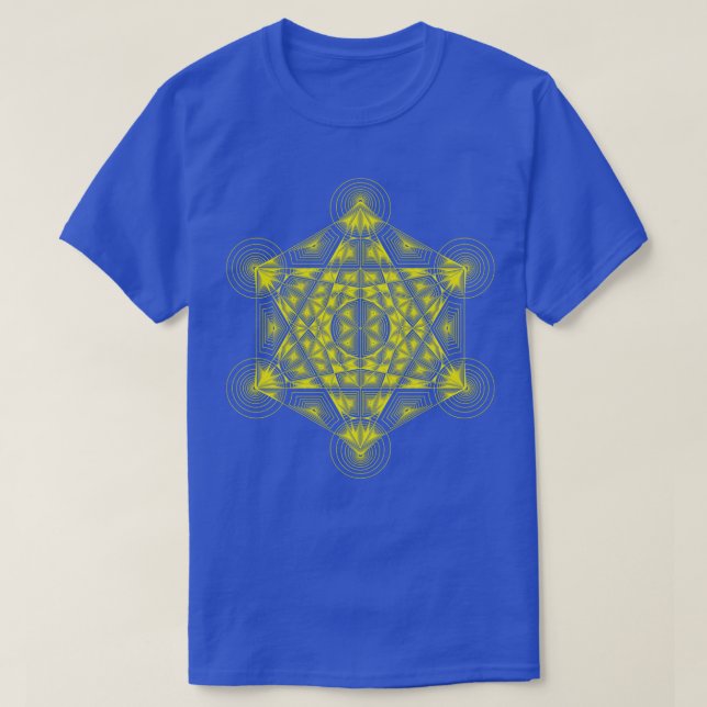 T-shirt Metatrons Chambers Jaune (Design devant)