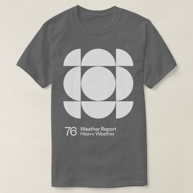 T-shirt Météo Prévoir un temps lourd (Design devant)