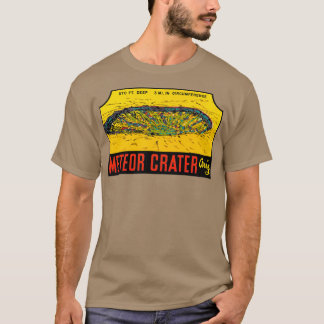 T-shirt Meteor Crater Arizona Vintage voyage