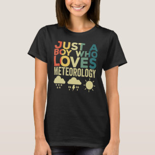 T-shirt Météorologie Vêtements Futur météorologue pour hom