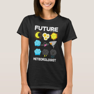 T-shirt Météorologiste de l'avenir des enfants Prévisions