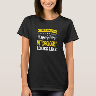 T-shirt Météorologue Titre de l'emploi Employé Drôle Trava