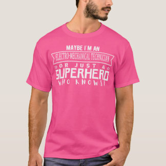 T-shirt Métier drôle Électro-Mécanique Techni