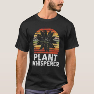 T-shirt Métiers Rétro Chuchoteur de Plantes Jardinage Amat