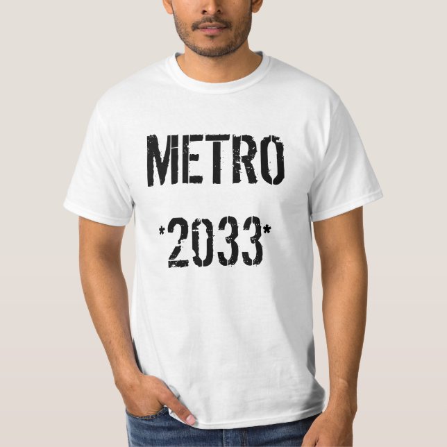 T-SHIRT MÈTRE 2033 (Devant)