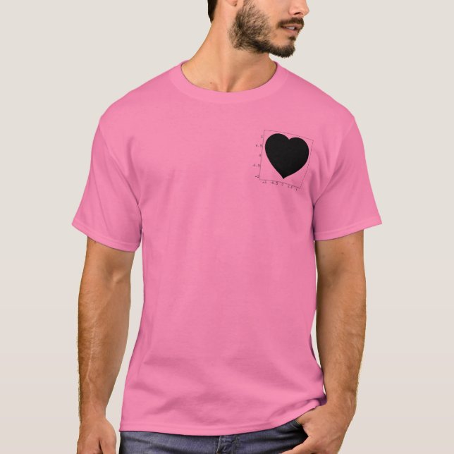 T-shirt mètre de coeur (Devant)