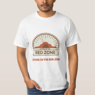 T-shirt Mètre vintage VU - Vivre dans la zone rouge Tee
