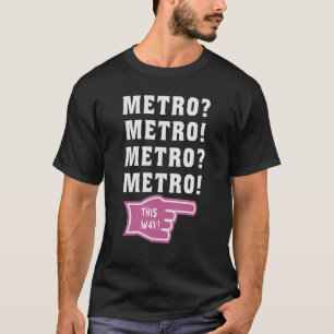 T-shirt métro par ici métro viral mec mème 1