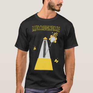 T-SHIRT MÉTRONOME - GNOME À ABEILLES - MÉTRONOME MUSICAL D