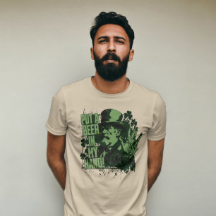 T-shirt "Mets une bière dans ma main" St. Patrick’s Day