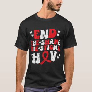 T-shirt Mettre fin à la honte La Stigmatisation VIH SIDA S