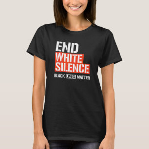 T-SHIRT METTRE FIN AU SILENCE BLANC