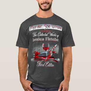 T-shirt Meurtre Elle A Écrit Les Oeuvres Collectées De Jes