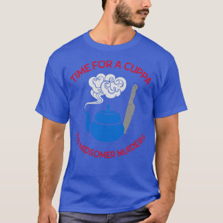T-shirt Meurtres de Midsomer, le temps d'un Cuppa et d'un 