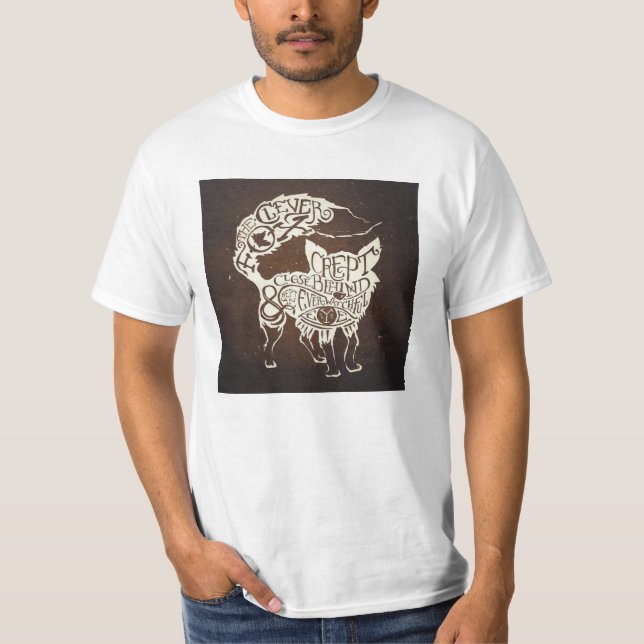 T-shirt mewithoutYou - Fox the Crow et les paroles de Cook (Devant)