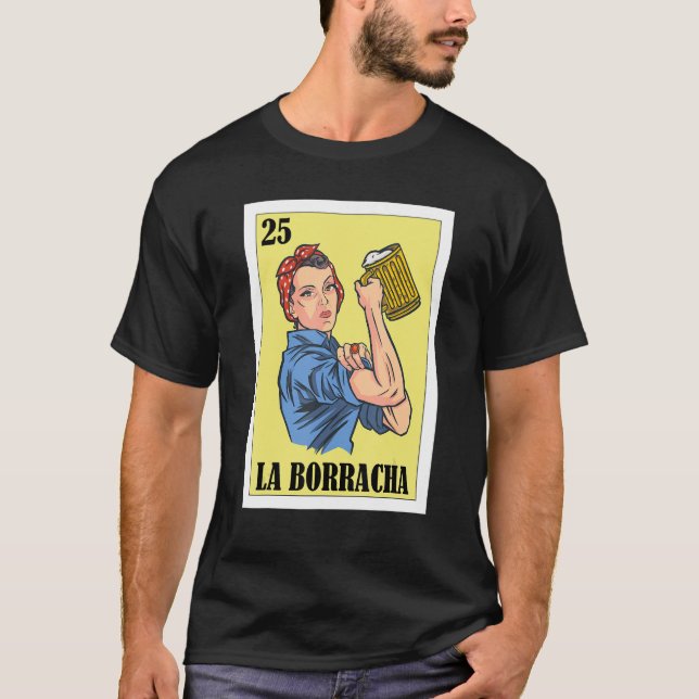T-shirt Mexicain pour les Parties La Borracha (Devant)