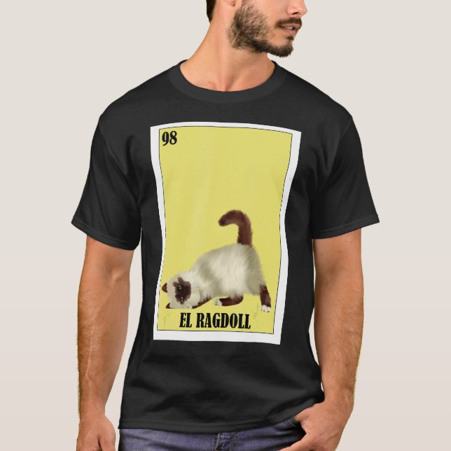 T-shirt Mexicain pour les propriétaires de chats El Ragdol (Devant)