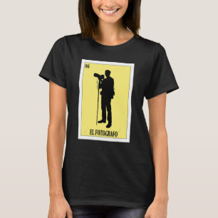 T-shirt Mexicain pour photographes El Fotografo
