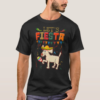 T-shirt Mexicaine Cinco De Mayo Fiesta Fiesta Poodle