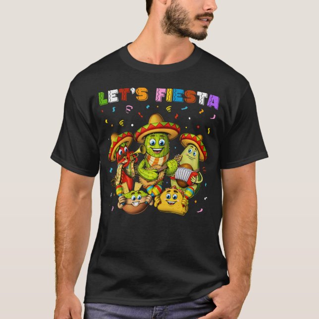 T-shirt Mexicaine Faisons la fête (Devant)