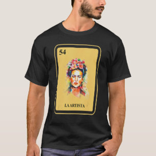 T-shirt Mexicaine La Artista Bingo Card Traditionnelle Fem