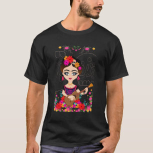 T-shirt Mexicaine Maria Frida Doll