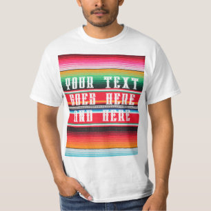 T-shirt mexicaine mexique poncho couverture arrière - plan