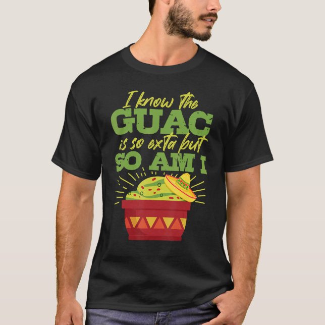 T-shirt Mexican Guacamole Avocado Cinco De Mayo (Devant)