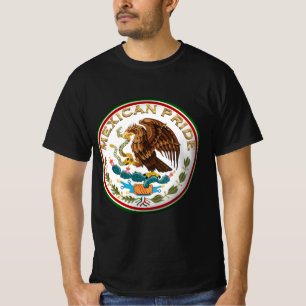T-shirt Mexican Pride (Aigle du drapeau mexicain)