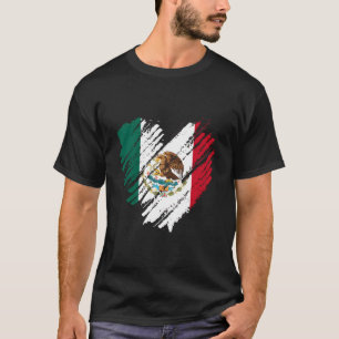 T-shirt Mexico Drapeau Mexicain Mexique