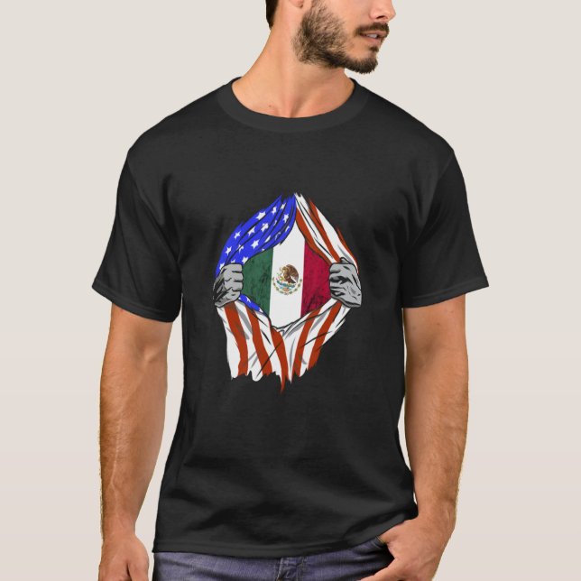 T-shirt Mexique Amérique États-Unis Drapeau Mexique Mexica (Devant)