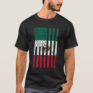T-shirt Mexique - Drapeau Américain Pour Un Nouveau Citoye