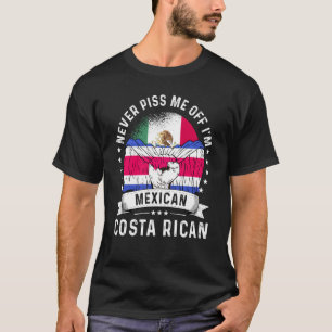 T-shirt Mexique Drapeau Costa Rica Humour de la fierté cit