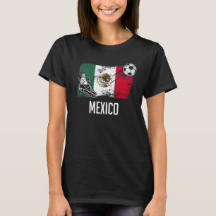 T-shirt Mexique Drapeau Jersey Mexicaine Soccer Team Mexic