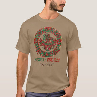 T-shirt Mexique EST. 1927 Aigle Aztèque Crest Vintage